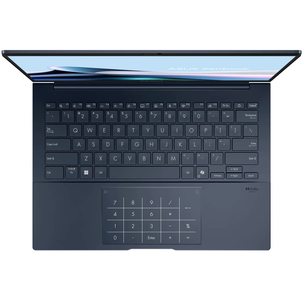 Ноутбук ASUS Zenbook 14 UX3405CA-U7512 (14", Intel Core Ultra 7 255H, 16 ГБ, 512 ГБ SSD, сенсорный экран, Windows) 90NB14W7-M00MP0, серый