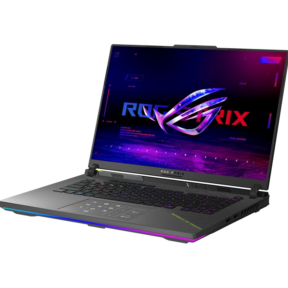 Ноутбук ASUS ROG Strix G16 90NR0NJ7-M001J0 (16", AMD Ryzen 9 8940HX, 16 ГБ, 1 ТБ SSD, RTX 5070 Ti 12 ГБ, 165 Гц) серый