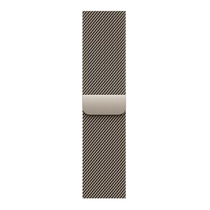 Смарт-часы Apple Watch 11, корпус Gold Titanium 46 мм, Milanese Loop Natural Titanium