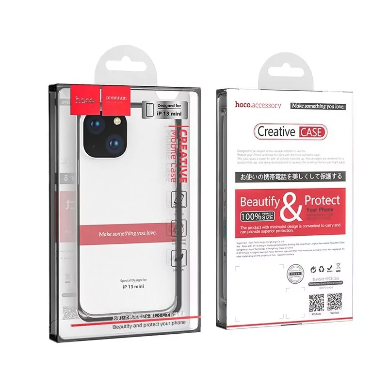 Чехол HOCO Light series для iPhone 15 прозрачный