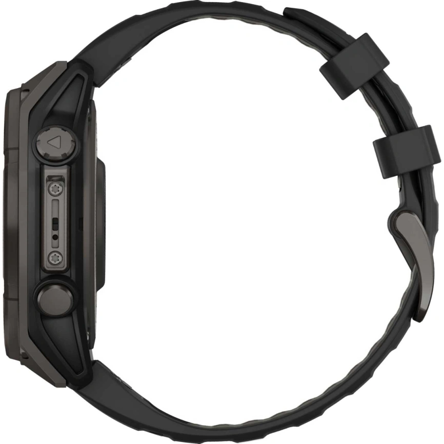 Смарт-часы Garmin Fenix 8 47mm Solar Sapphire (010-02906-11) Carbon Gray DLC Titanium with Yellow/Graphite Silicone Band