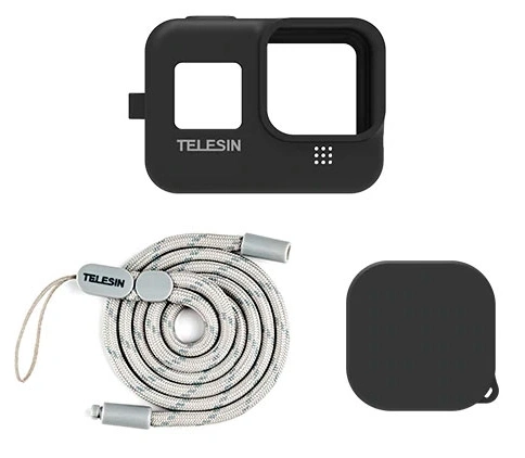 Силиконовый чехол Telesin для GoPro HERO 9 Black (GP-HER-041-BK) Black