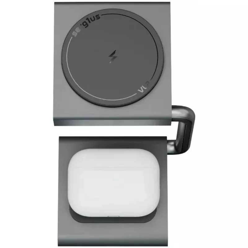Беспроводное зарядное устройство VLP Zen Charger Qi2.2 25W, серый