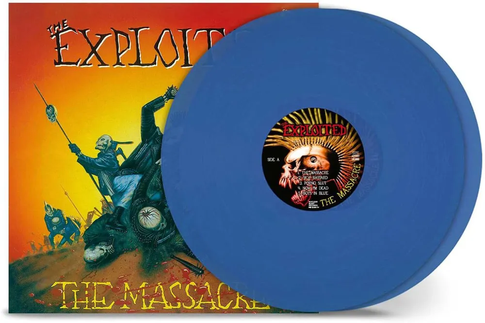 Виниловая пластинка EXPLOITED - Massacre (Transparent Blue)