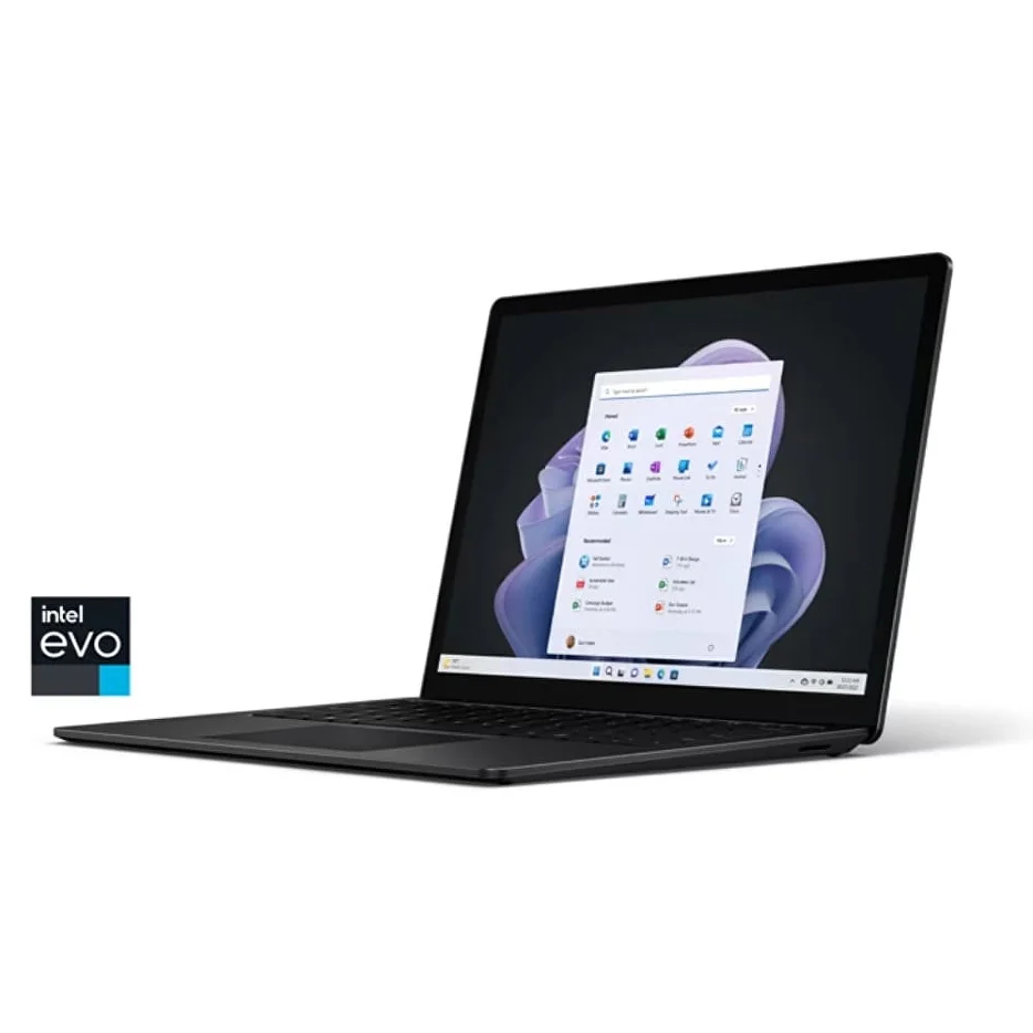 Ноутбук Microsoft Surface Laptop 5 13" (Intel Core i5, 8 ГБ, 512 ГБ SSD) матовый черный