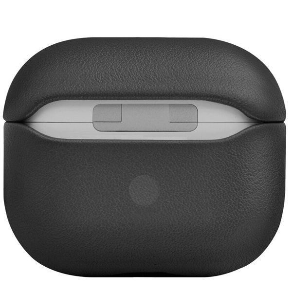 Чехол Uniq Terra Genuine кожаный с ремешком  для AirPods 3, черный