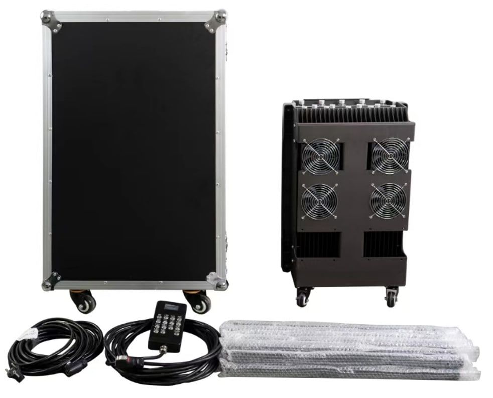 Подавитель дронов "Гром" 10 каналов 600W, Пластиковый кейс