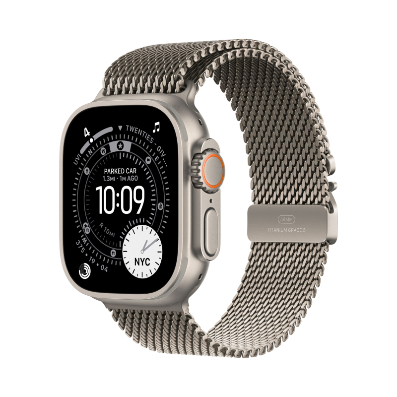 Смарт-часы Apple Watch Ultra 3 - 49 mm Natural Titanium Milanese Loop | Natural Titanium M