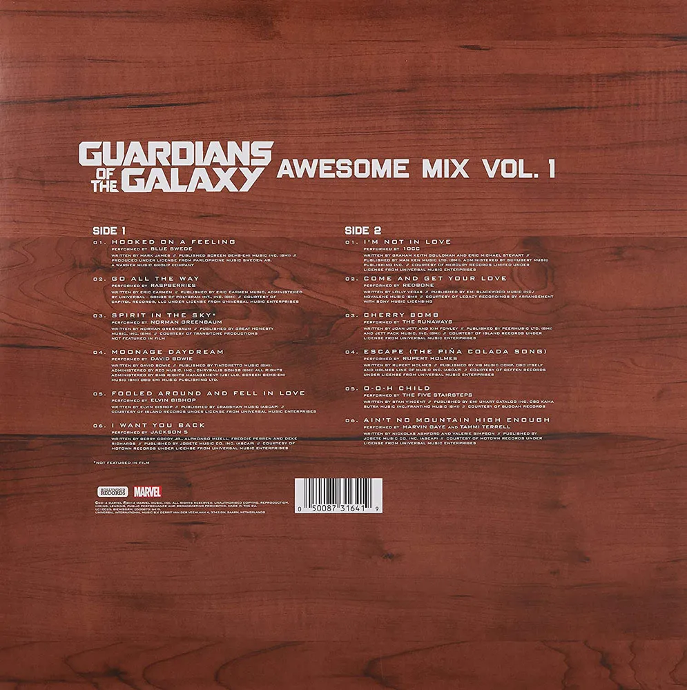 Виниловая пластинка OST - Guardians Of The Galaxy: Awesome Mix Vol.1