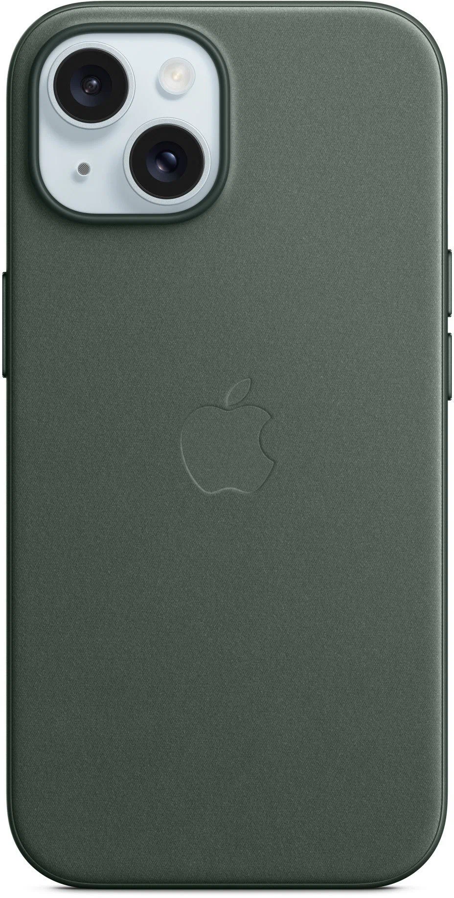 Чехол Apple MagSafe FineWoven для iPhone 15 Темно-зеленый
