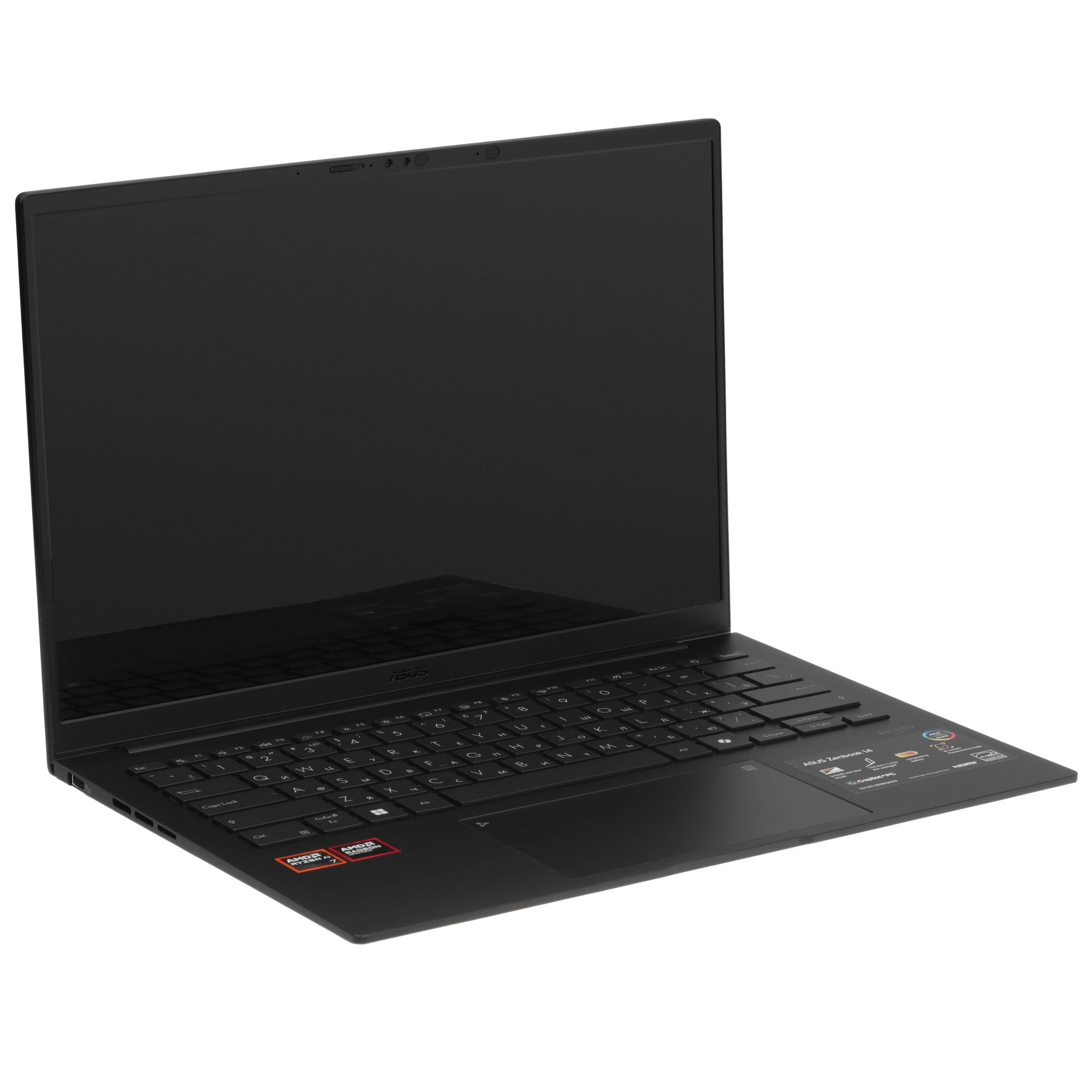 Ноутбук ASUS ZenBook 14 UM3406GA-QD149 14", AMD Ryzen AI 7, 32/1024 GB, AMD Radeon Graphics (90NB17R1-M007D0) Черный
