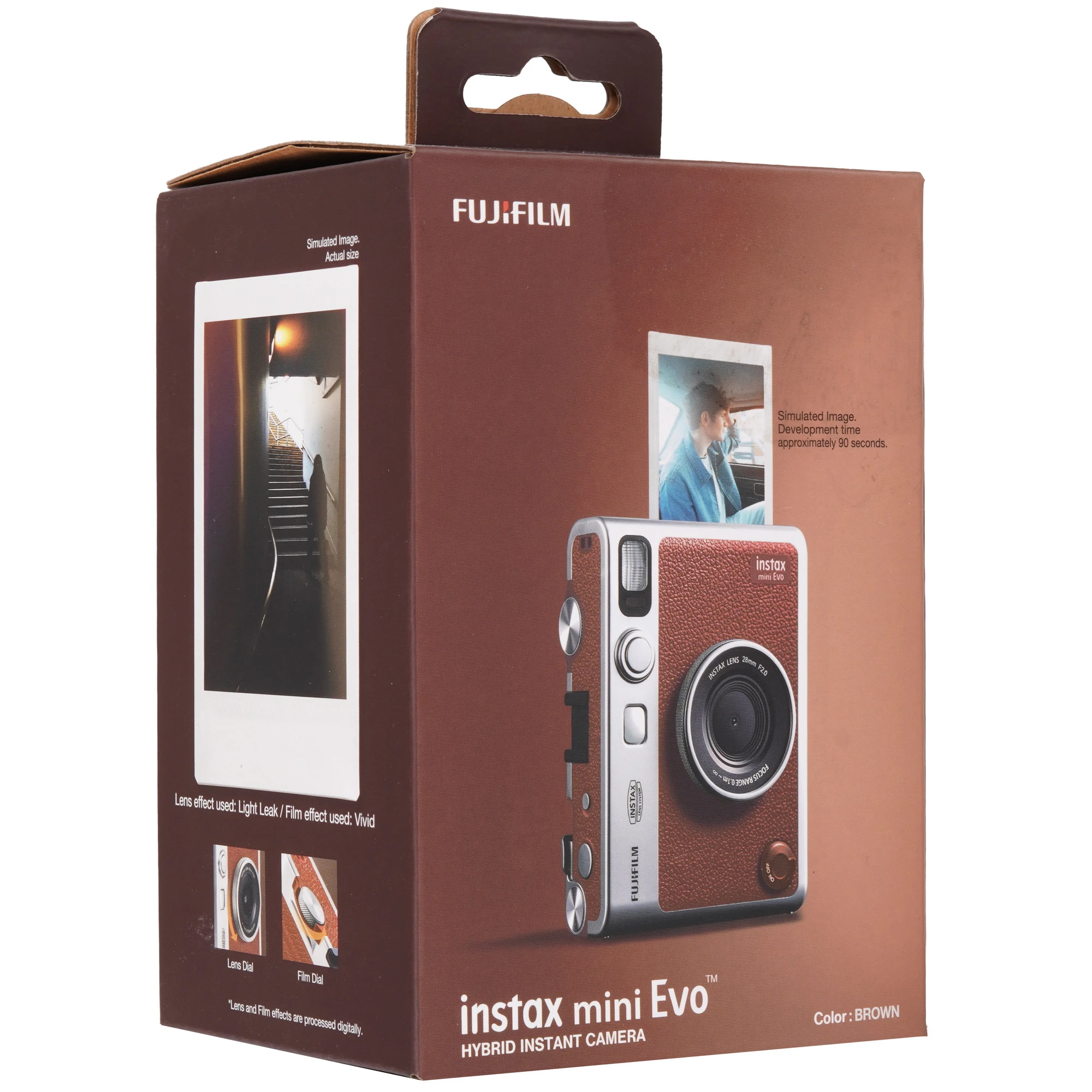 Фотоаппарат FujiFilm Instax mini Evo, Коричневый