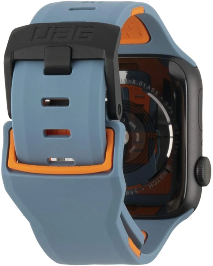 Ремешок UAG Civilian Strap 45mm Apple Watch Slate/Orange (19148D115497)