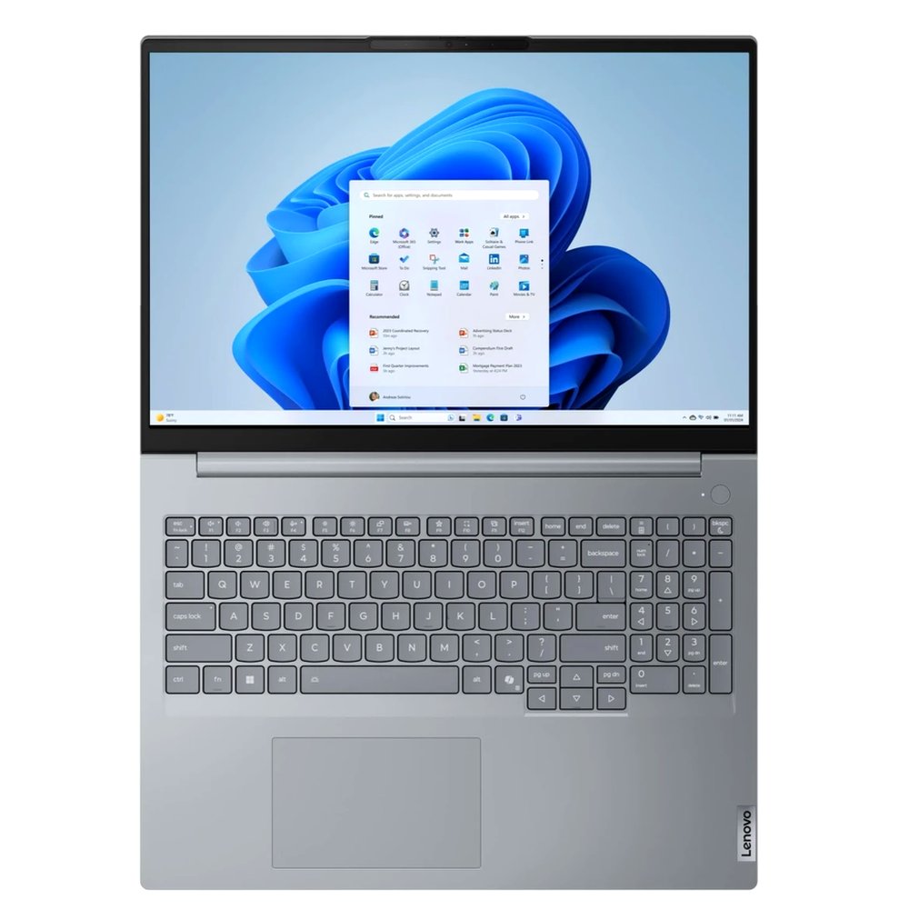 Ноутбук Lenovo ThinkBook 16 G8 IRL 21SH0049GQ (16", Intel Core 5 210H, 16 ГБ, 512 ГБ SSD), серый