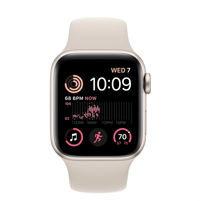 Смарт-часы Apple Watch SE (2022) GPS - 40 mm Starlight Sport band (MNJP3)