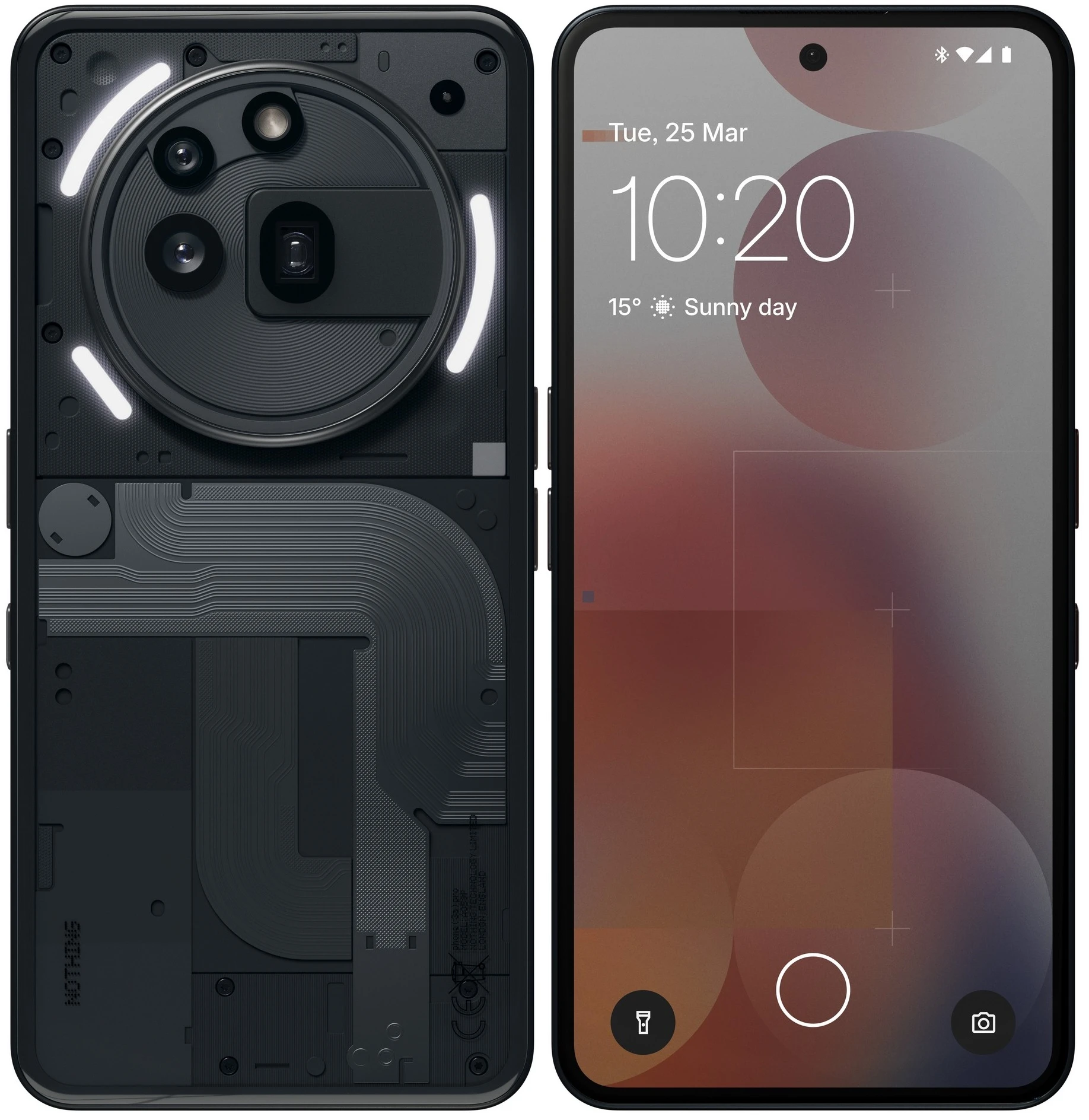 Смартфон Nothing Phone 3A Pro, 12/256 ГБ Черный