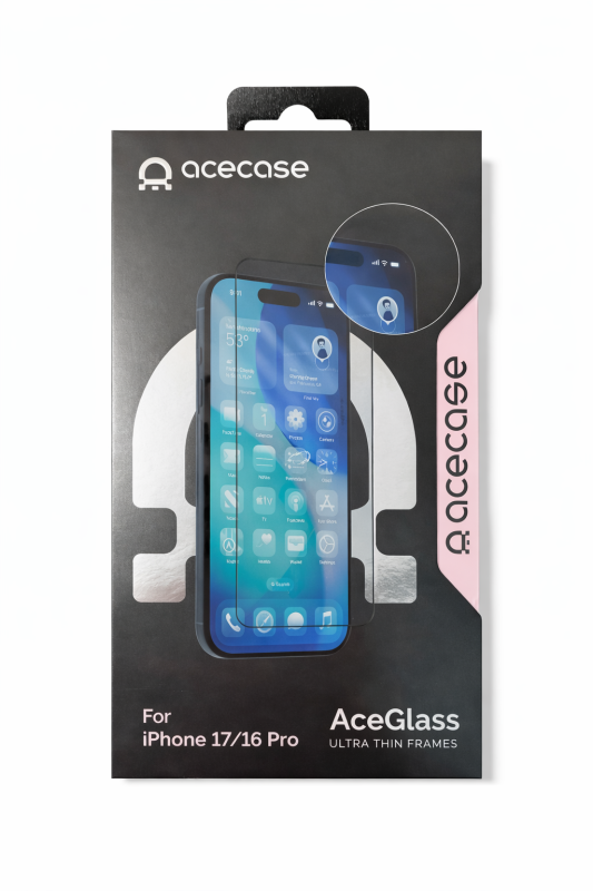 Защитное стекло AceCase - AceGlass для iPhone 16 Pro - 17