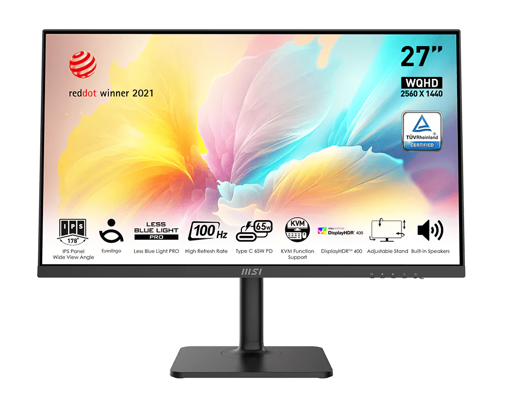 Монитор MSI Modern MD272QXP 27" 100 Гц IPS Черный