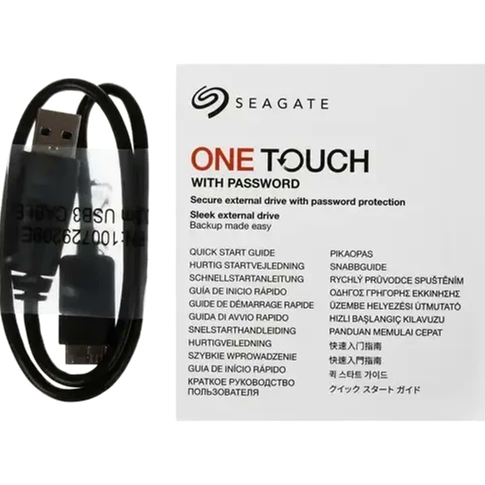 2 ТБ Внешний HDD Seagate One Touch (STKY2000400), черный