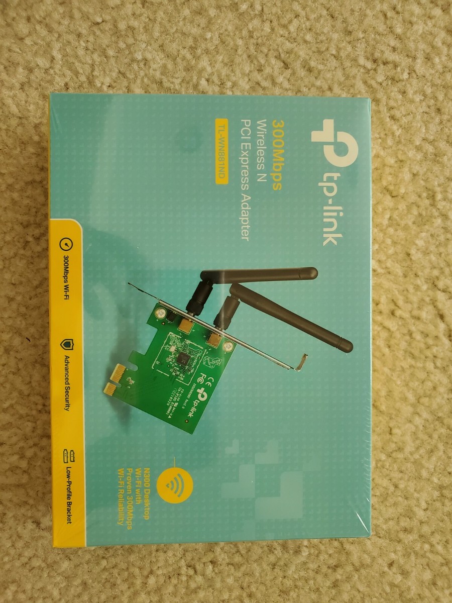Wi-Fi адаптер TP-Link TL-WN881ND, PCI-Express x1, 300 Мбит/с (TL-WN881ND)