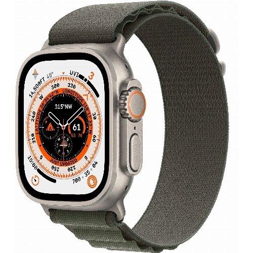 Смарт-часы Apple Watch Ultra - 49 mm корпус из титана | ремешок Alpine Loop | Green, S