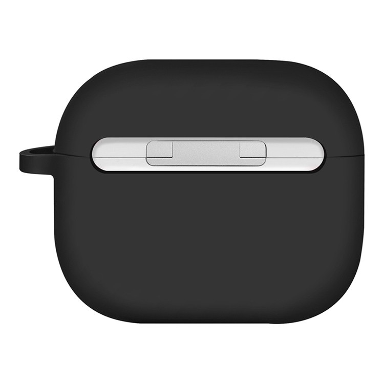 Чехол Uniq NEXO Liquid silicone +carabin +Sports ear hooks для AirPods 3 Серый