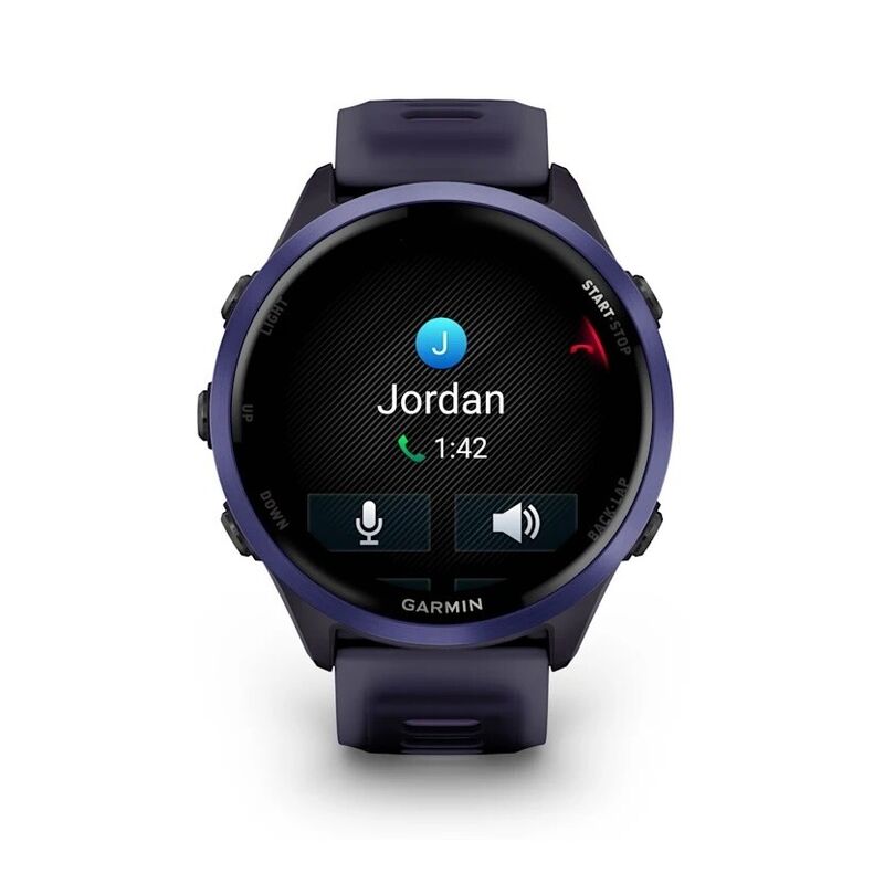 Смарт-часы Garmin Forerunner 570 - 47 mm, Индиго алюминий с ремешком цвета фиолетового индиго