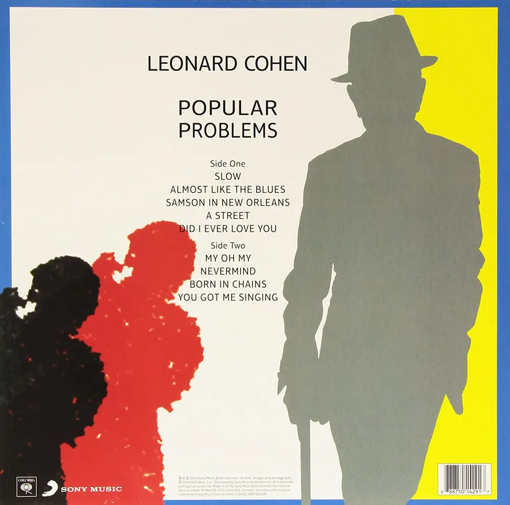 Виниловая пластинка COHEN LEONARD - Popular Problems