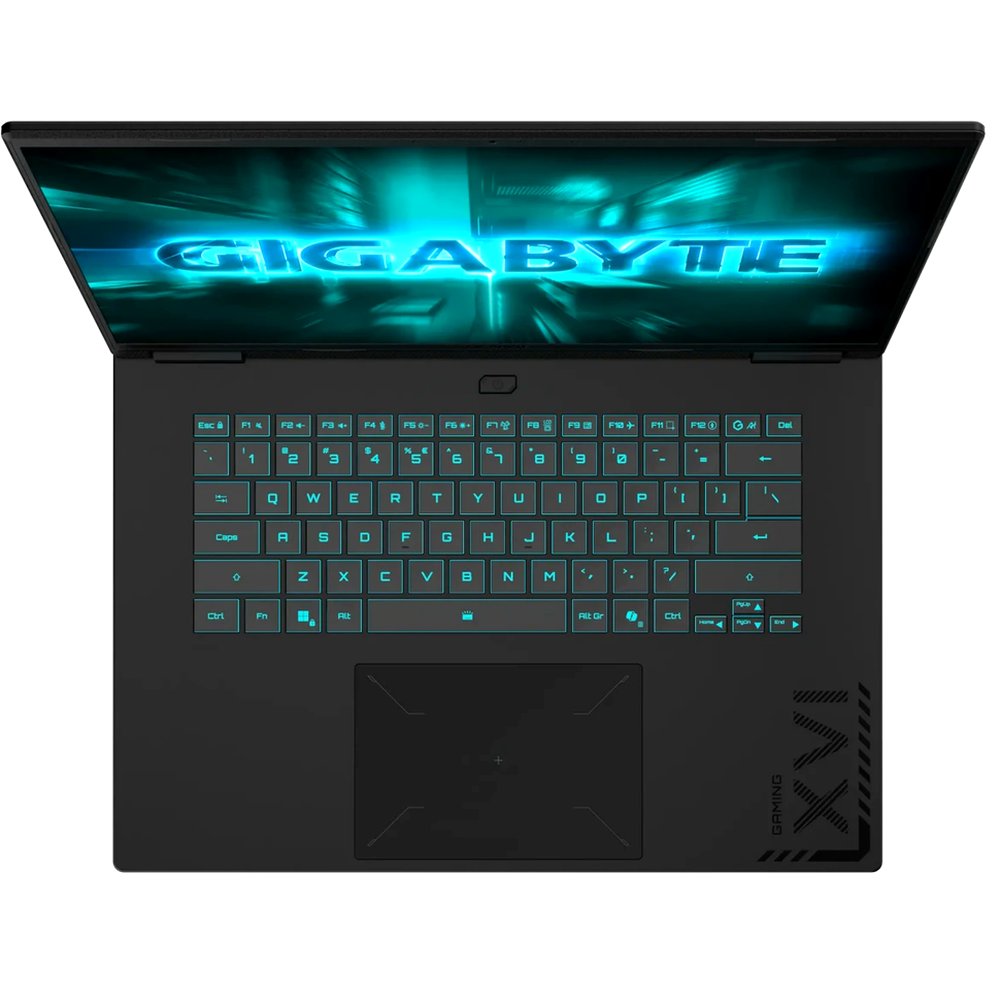Ноутбук Gigabyte Gaming A16 GA63H 3THK3KZ894SD (16", AMD Ryzen 7 260, 16 ГБ, 1 ТБ SSD, RTX 5050 8 ГБ, 165 Гц) Черный