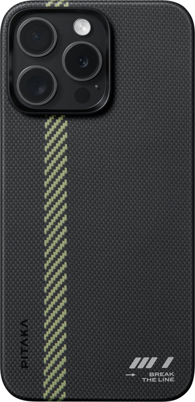 Чехол Pitaka Fusion Weaving MagEZ 5 для iPhone 15 Pro Max, Break the Line Чехол Pitaka Fusion Weaving MagEZ 5 для iPhone 15 Pro Max, Break the Line