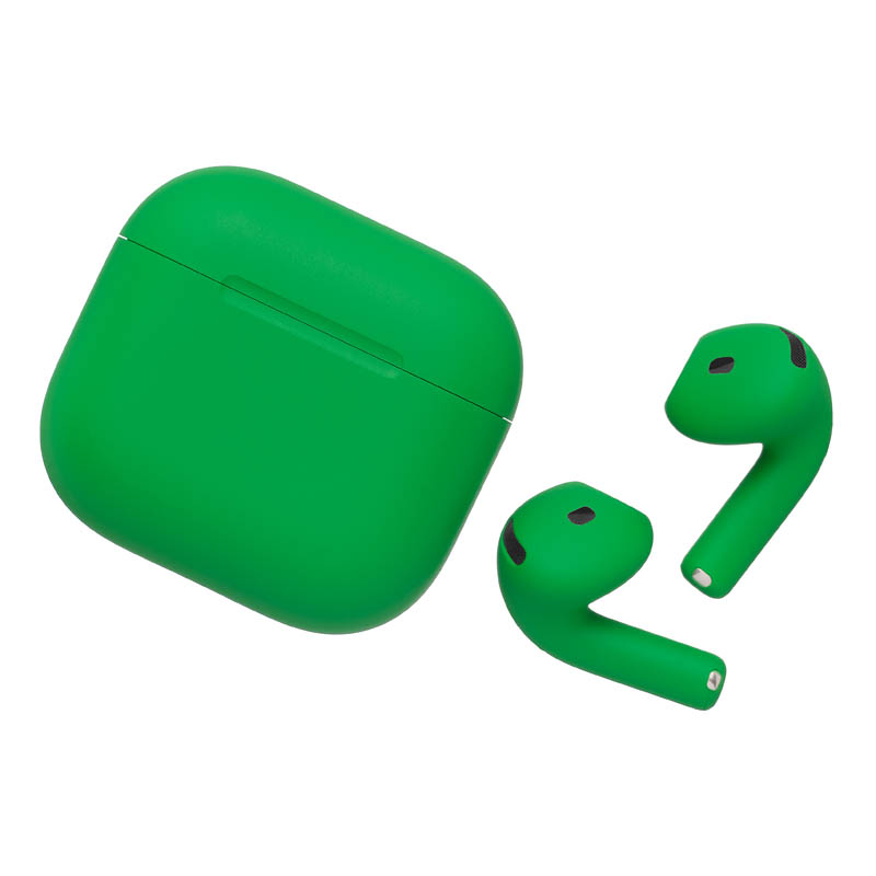 Наушники AirPods (4-го поколения, 2024) с шумоподавлением, Зеленый Наушники AirPods (4-го поколения, 2024) с шумоподавлением, Зеленый