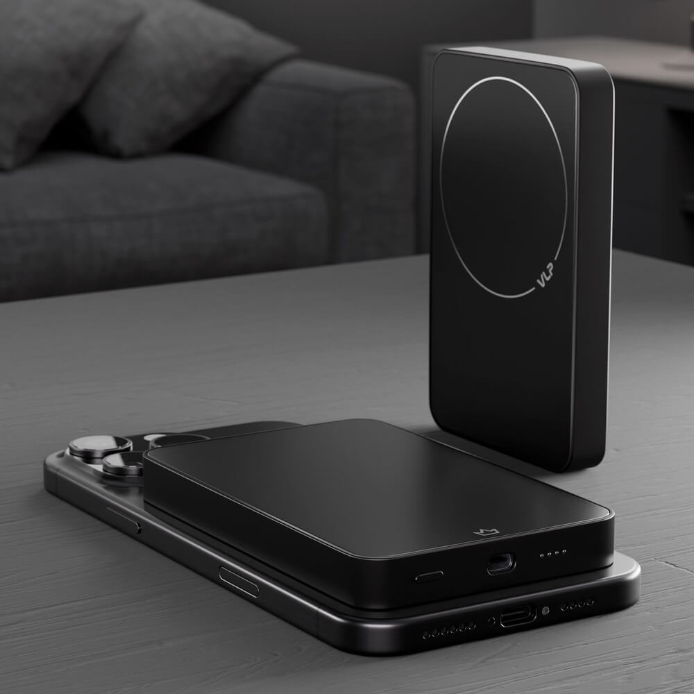 Внешний аккумулятор VLP Diamond Energy MagSafe 10000 мАч Black Titanium