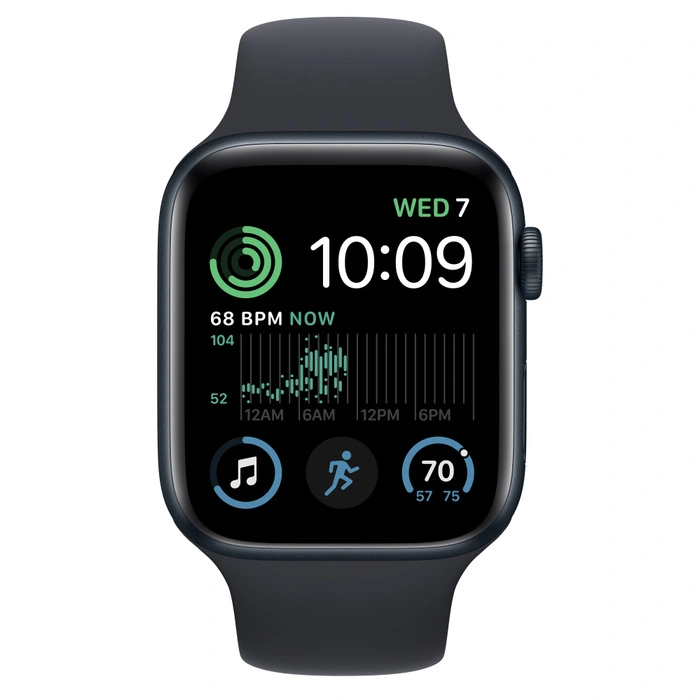 Смарт-часы Apple Watch SE GPS - 44 mm Midnight Sport band (MNK03)
