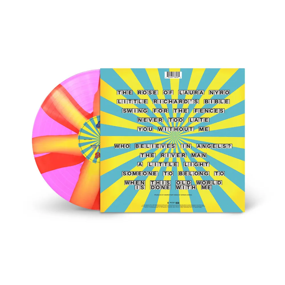 Виниловая пластинка ELTON JOHN & BRANDI CARLILE - Who Believes In Angels? (Pink Spiral with Yellow)