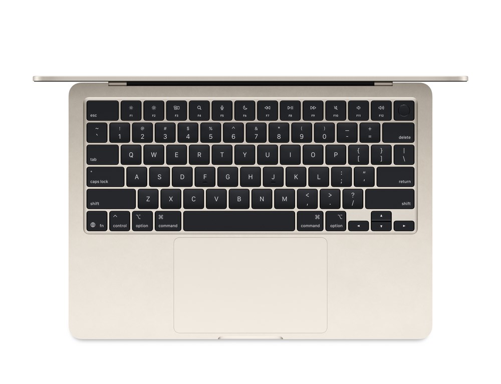 Ноутбук Apple MacBook Air 13" M4 (2025) 10C CPU/10C GPU, 32 ГБ RAM, 2 ТБ SSD, (Starlight | Сияющая звезда) (Z1CW0010S; Z1CW000GZ)