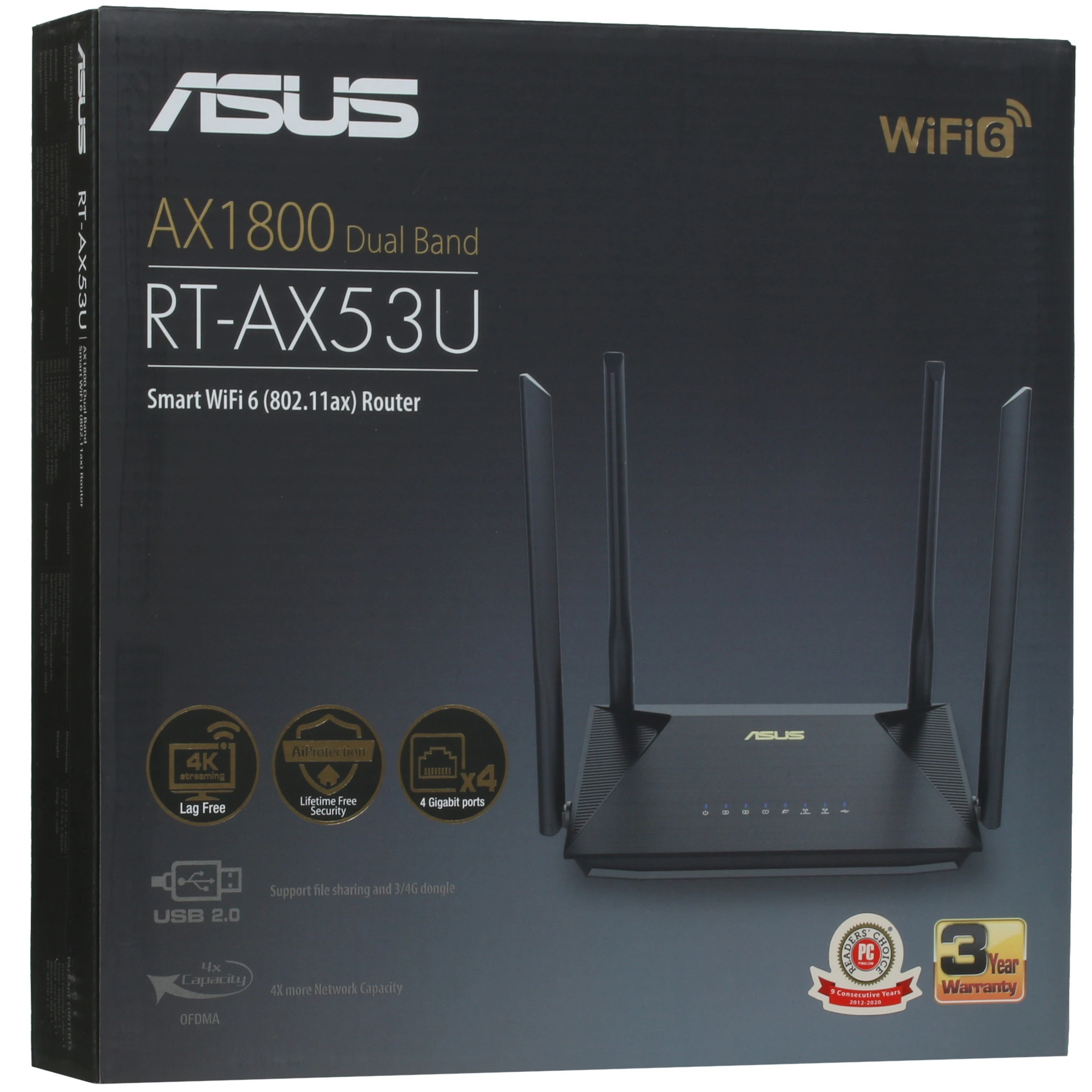 Беспроводной маршрутизатор ASUS RT-AX53U