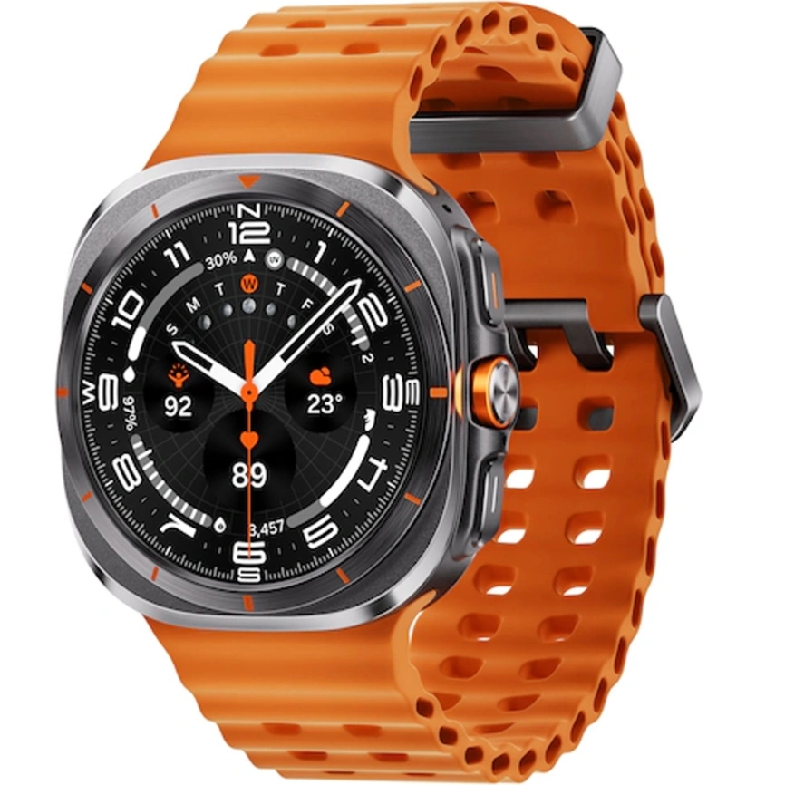 Смарт-часы Samsung Galaxy Watch Ultra (2025) - 47 mm (SM-L705) Titanium Gray (оранжевый ремешок) Смарт-часы Samsung Galaxy Watch Ultra (2025) - 47 mm (SM-L705) Titanium Gray (оранжевый ремешок)