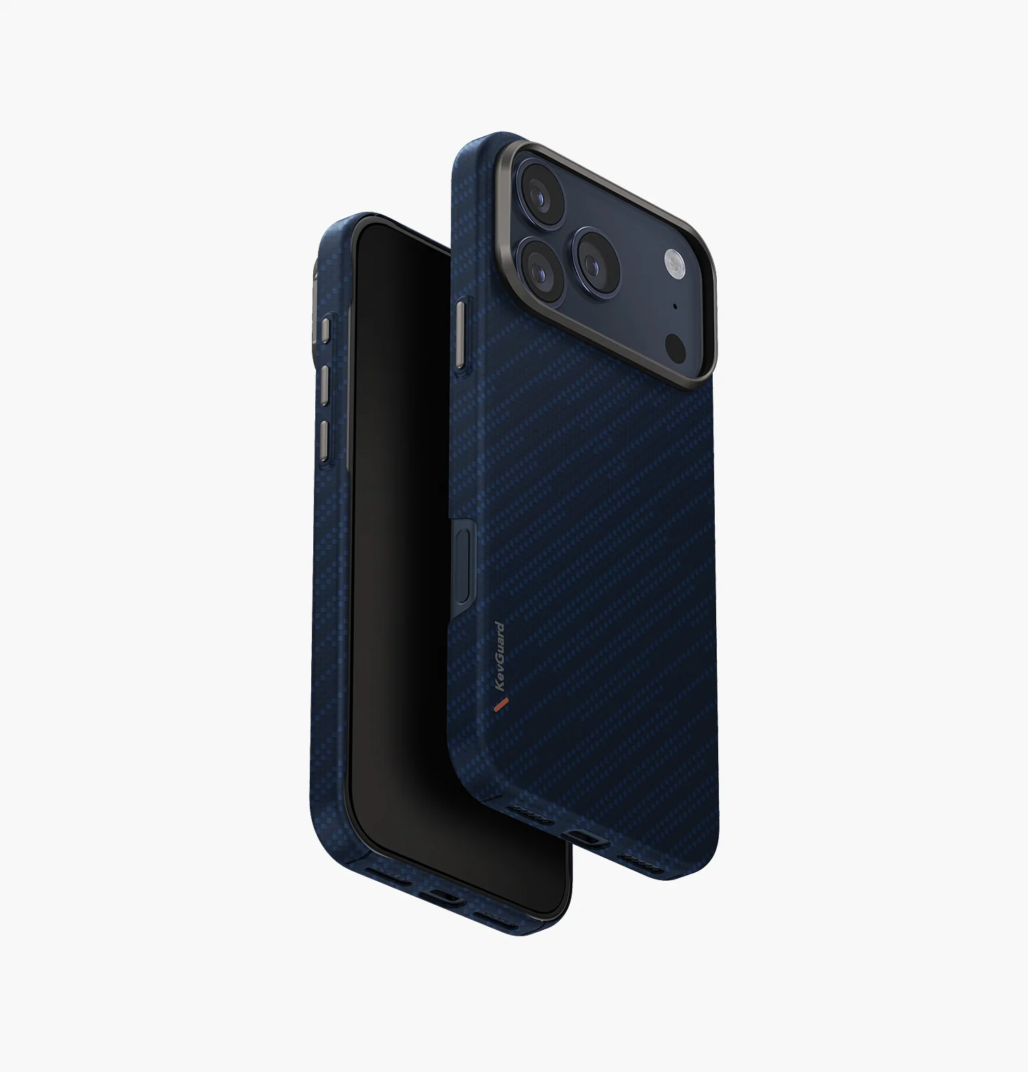 Uniq для iPhone 17 Pro Max KEVA EDGE Full Kevlar (MagSafe), Синий