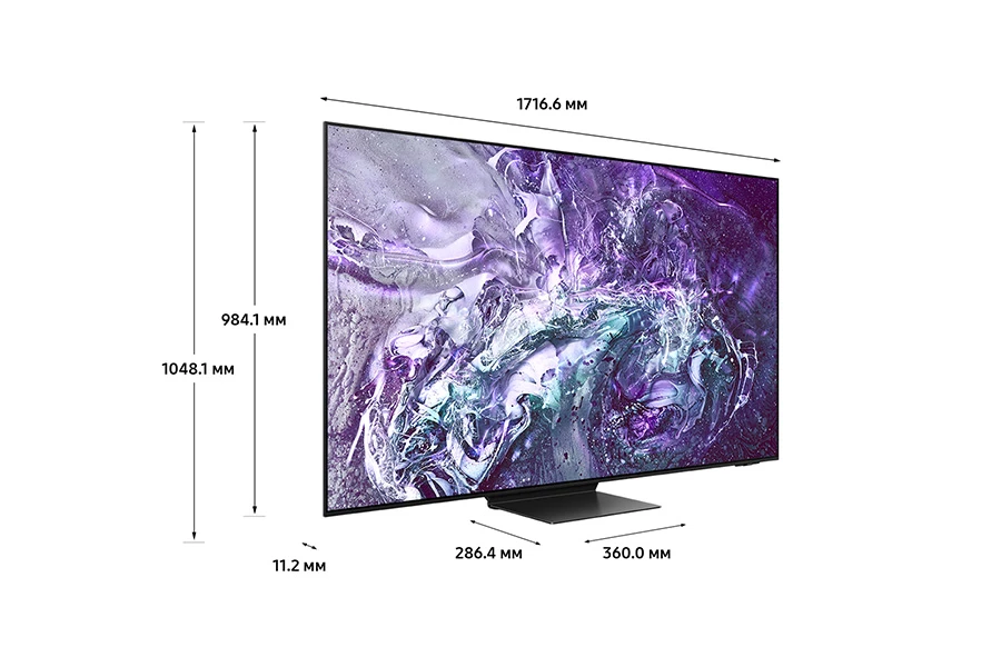 Телевизор Samsung 77" (195 см) QE77S95DAUXRU черный Телевизор Samsung 77" (195 см) QE77S95DAUXRU черный