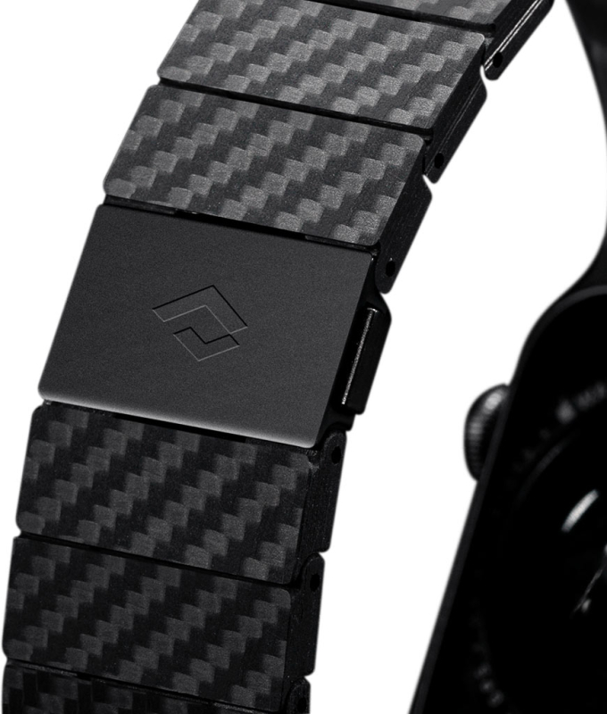 Ремешок Pitaka Modern для Apple Watch, 42/44/45mm, карбон, черно-серый Ремешок Pitaka Modern для Apple Watch, 42/44/45mm, карбон, черно-серый