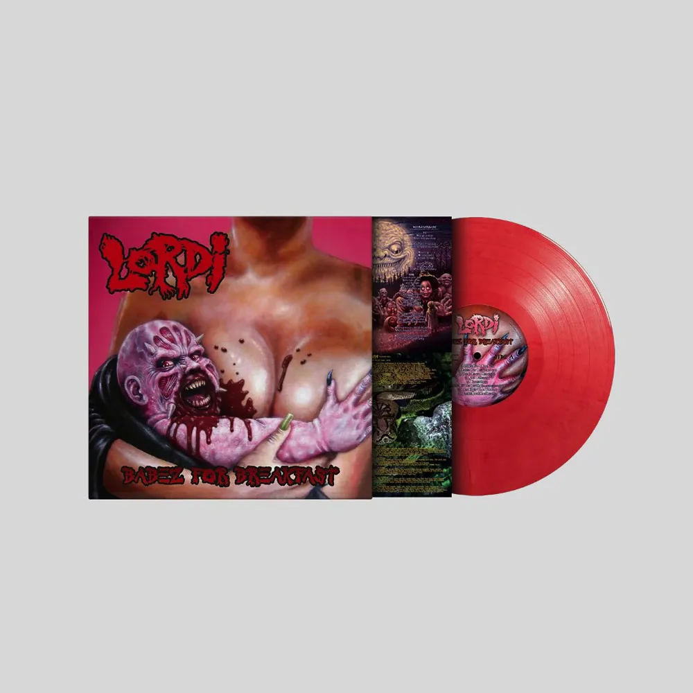 Виниловая пластинка LORDI - Babez For Breakfast (Pink & Red Marbled)