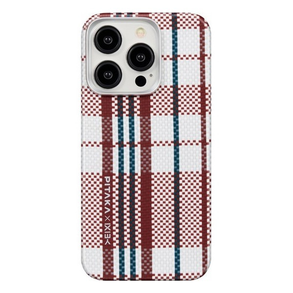 Чехол Pitaka MagEZ Case 4 для iPhone 15 Pro Max (Red/White/Blue Lines) (KI1502PRWB) Чехол Pitaka MagEZ Case 4 для iPhone 15 Pro Max (Red/White/Blue Lines) (KI1502PRWB)