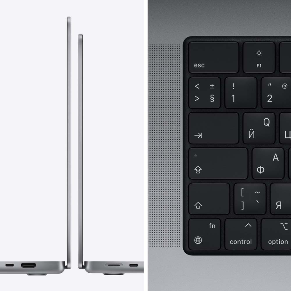 Ноутбук MacBook Pro 16" M1 Max (2021) 10C CPU/16C GPU, 32 ГБ RAM, 1 ТБ SSD, Space Gray