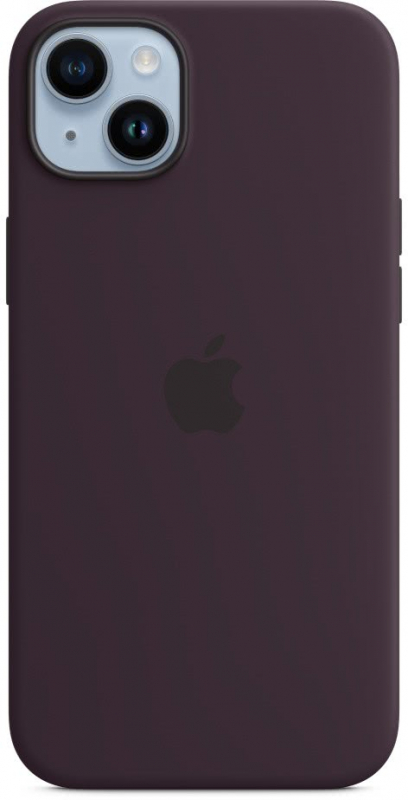 Чехол Apple iPhone 14 Plus Silicone MagSafe, Сливовый Чехол Apple iPhone 14 Plus Silicone MagSafe, Сливовый
