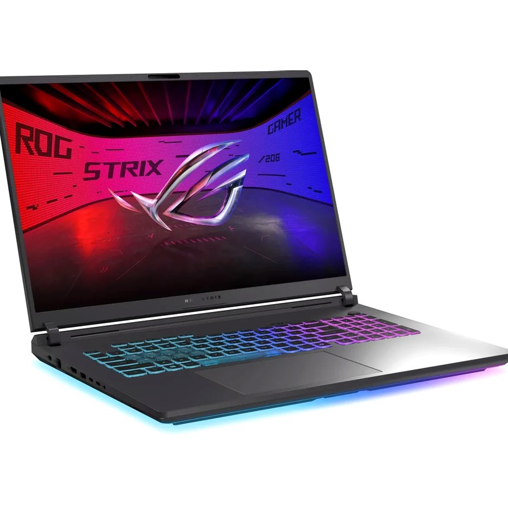 Ноутбук ASUS ROG Strix G18 90NR0LK1-M00A40 (18", Intel Core Ultra 7 255HX, 16 ГБ, 1 ТБ SSD, RTX 5070 8 ГБ, 240 Гц), серый