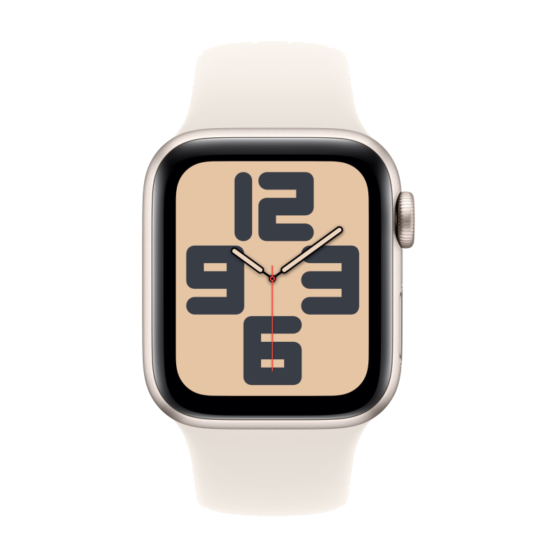 Смарт-часы Apple Watch SE (2024) - 40 mm ремешок Sport band, сияющая звезда S/M