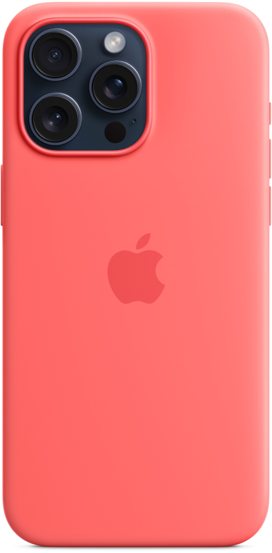 Чехол Apple MagSafe для iPhone 15 Pro Max, Силикон, спелый нектарин