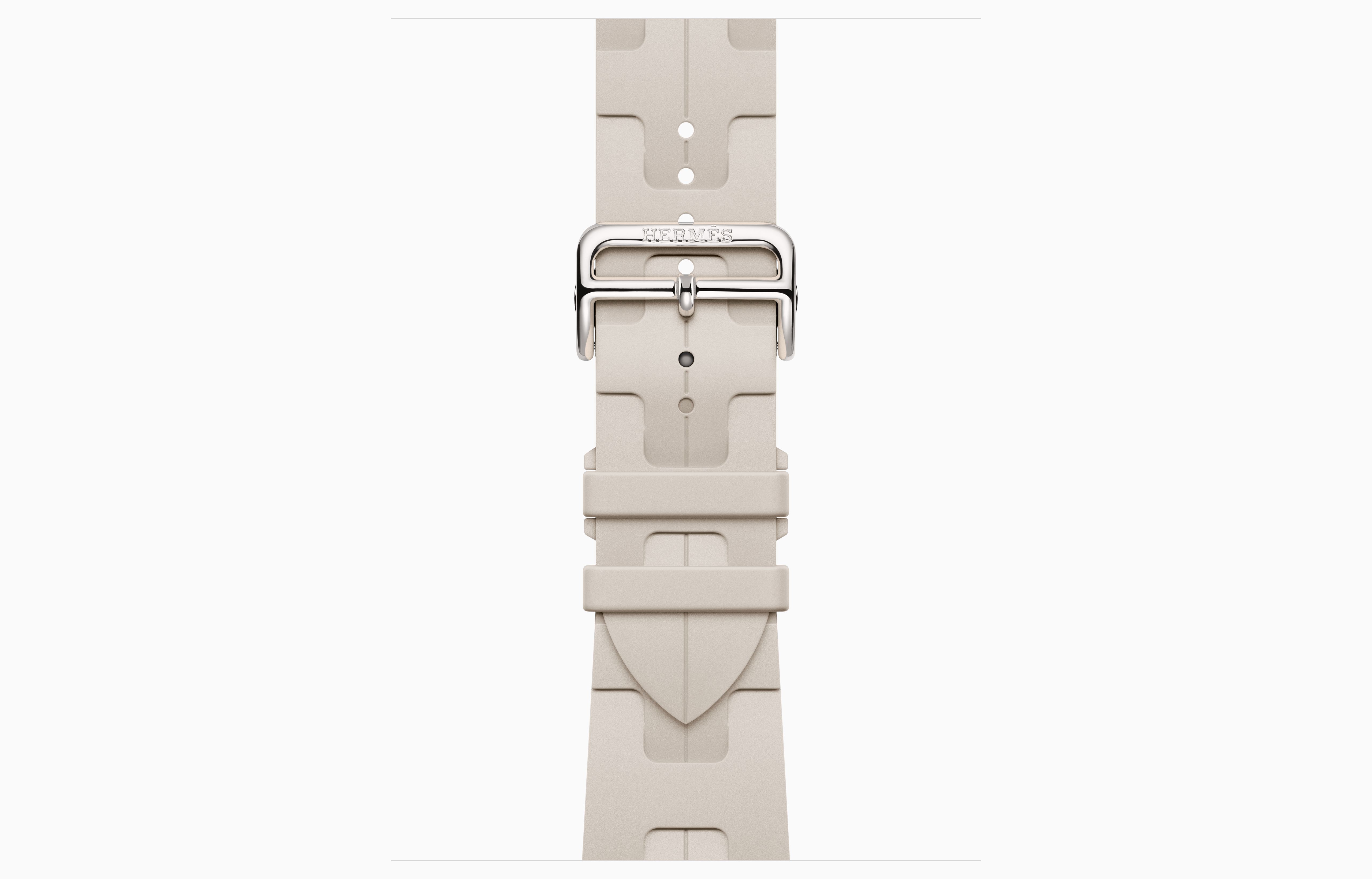 Смарт-часы Apple Watch Hermes Series 12, 46 мм, GPS + Cellular, Titanium Silver, Kilim Single Tour Beton, One Size