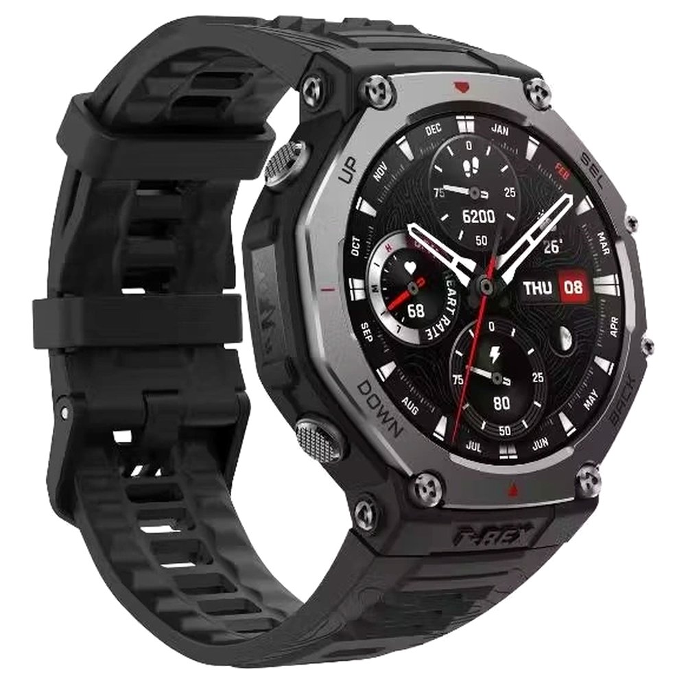 Смарт-часы Amazfit T-Rex 3, 48.5 мм, GPS, Onyx Black (A2323)