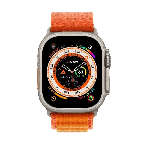 Смарт-часы Apple Watch Ultra - 49 mm корпус из титана | ремешок Alpine Loop | Orange, L
